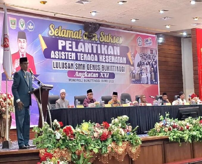 Pengukuhan Dan Pengangkatan Asisten Tenaga Kesehatan SMK Gema Nusantara Angkatan 21